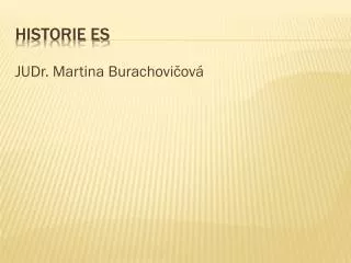 historie es
