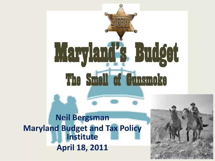 maryland s budget the smell of gunsmoke
