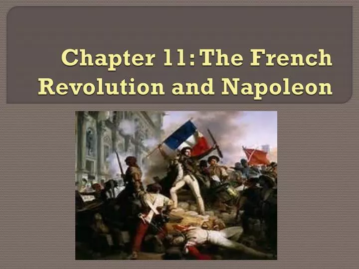 chapter 11 the french revolution and napoleon