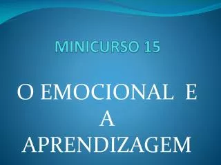 minicurso 15