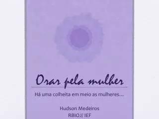 orar pela mulher