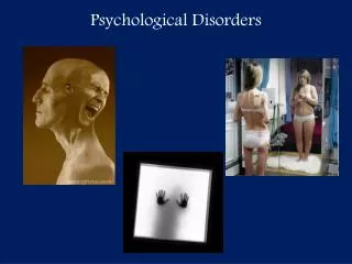 Psychological Disorders