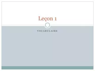 le on 1