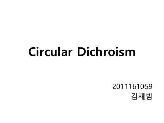 circular dichroism