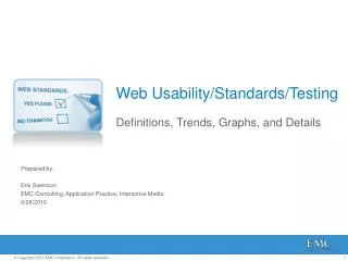 Web Usability/Standards/Testing