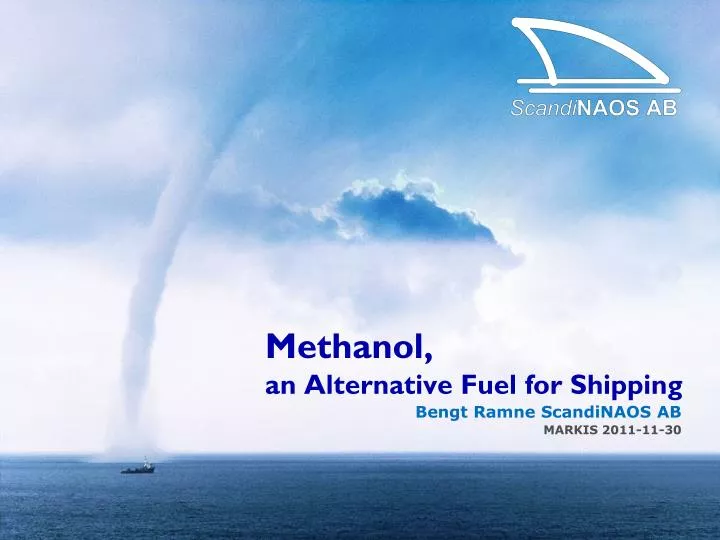 methanol an alternative fuel for shipping