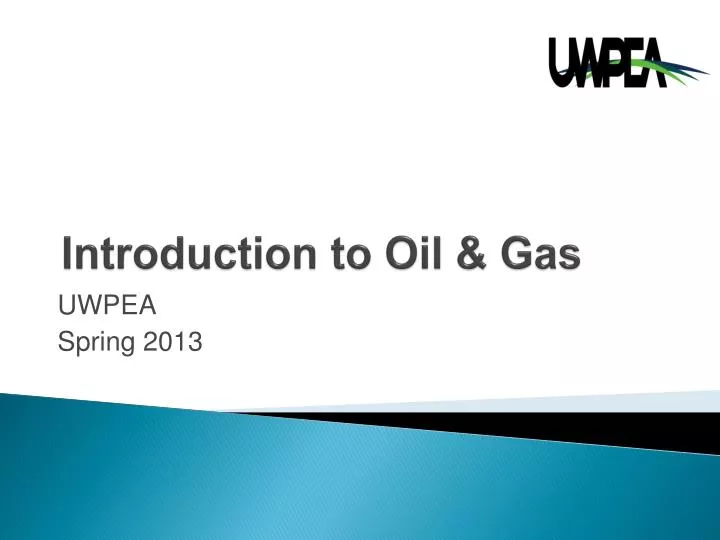 introduction to oil gas