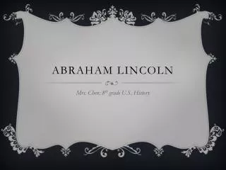 Abraham LIncoln