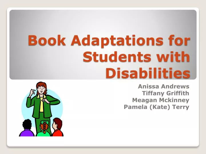 book adaptations for students with disabilities