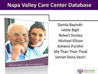 Napa Valley Care Center Database