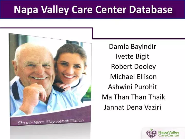 napa valley care center database