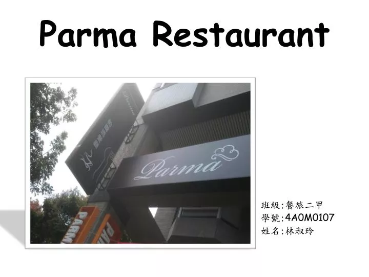 parma restaurant