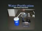 Water Purification - slide 1