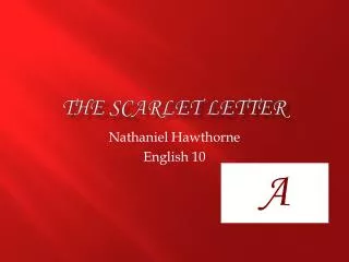 The Scarlet Letter