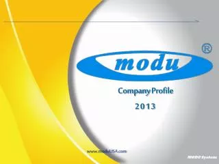 Company Profile 2013