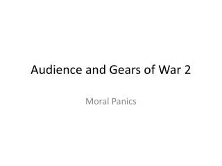 Audience and Gears of War 2