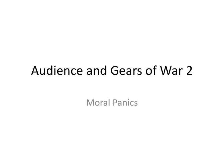 audience and gears of war 2