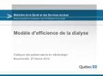 Modèle d’efficience de la dialyse - slide 1