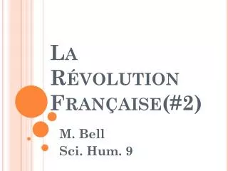 la r volution fran aise 2