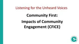 Listening for the Unheard Voices