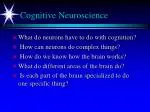 Cognitive Neuroscience - slide 1