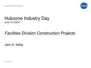 Hubzone Industry Day June 19, 20012