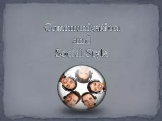 Communication and Social Style