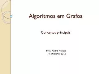 algoritmos em grafos