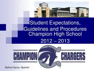 Student Expectations, Guidelines and Procedures