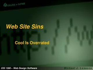 Web Site Sins