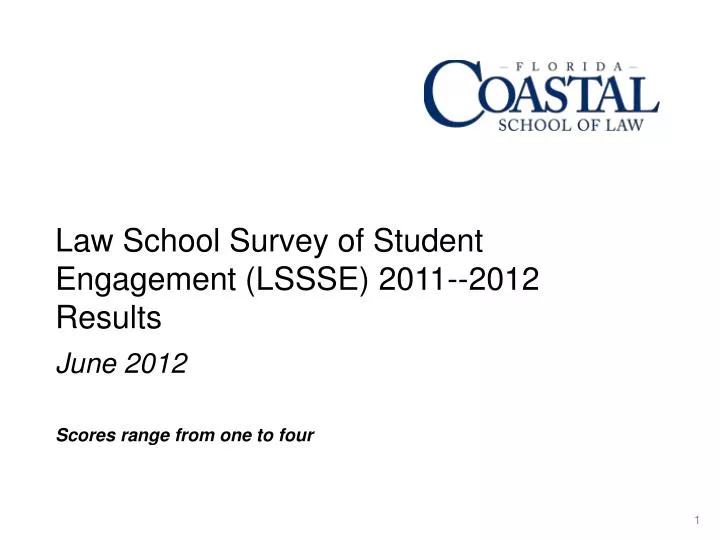 law school survey of student engagement lssse 2011 20 12 results