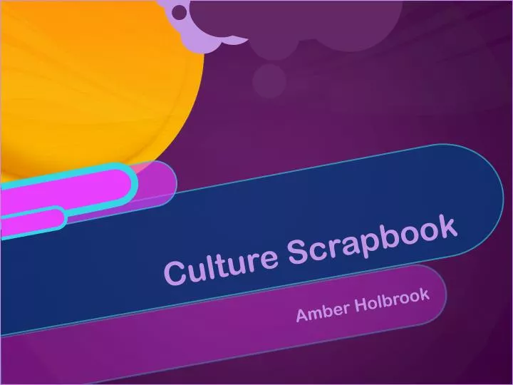 culture scrapbook