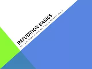 Refutation basics