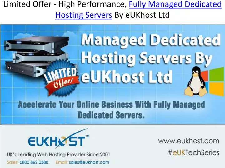 limited offer high performance fully managed dedicated hosting servers by eukhost ltd