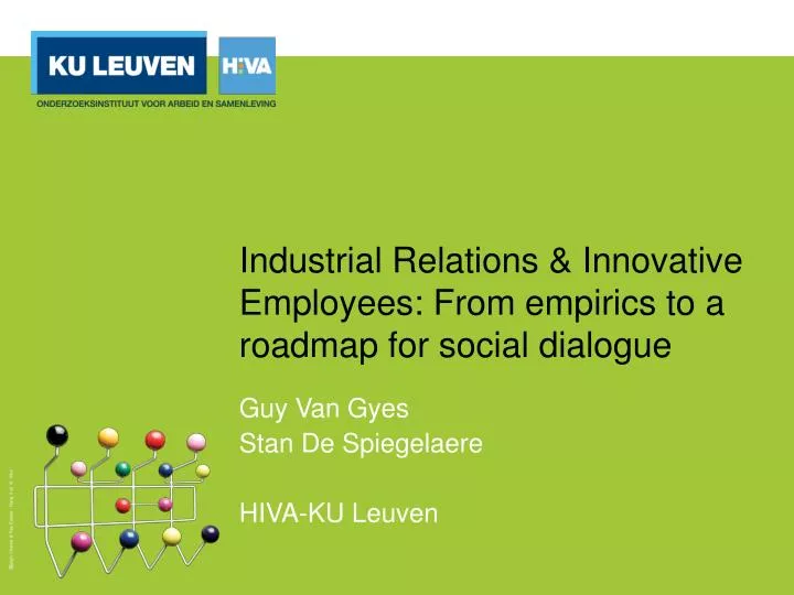 industrial relations innovative employees from empirics to a roadmap for social dialogue