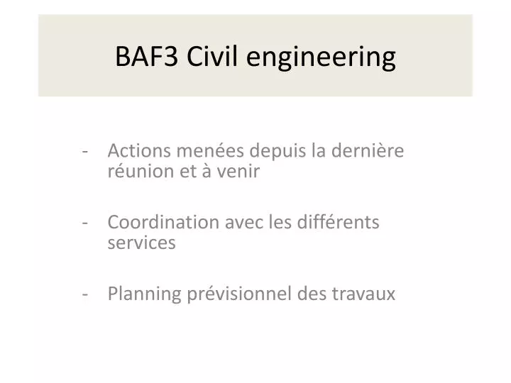 baf3 civil engineering