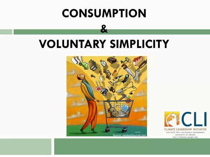 consumption voluntary simplicity