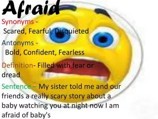 Afraid