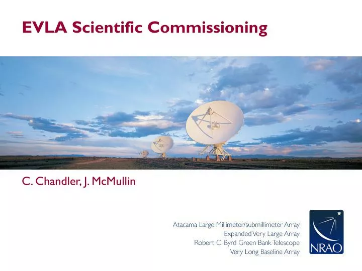 evla scientific commissioning