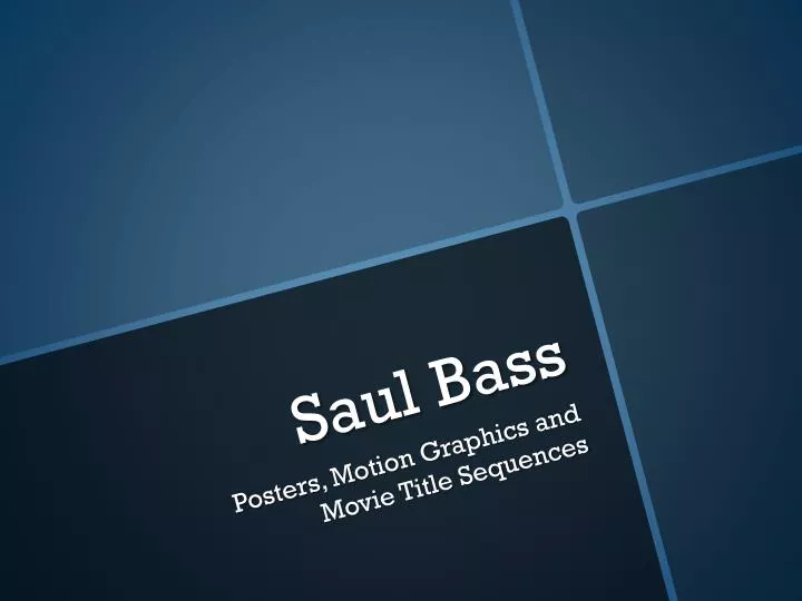 saul bass