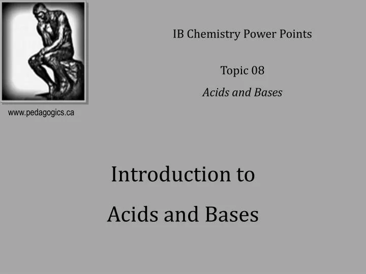 PPT - Introduction to Acids and Bases PowerPoint Presentation, free  download - ID:2220867