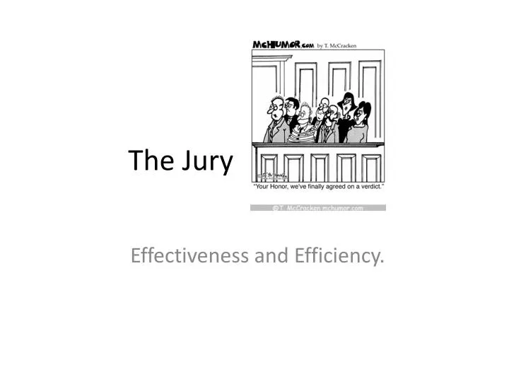 the jury