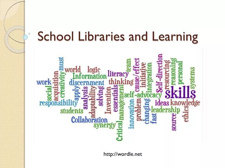 school libraries and learning