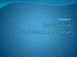 Evaluation in Information Retrieval - slide 1