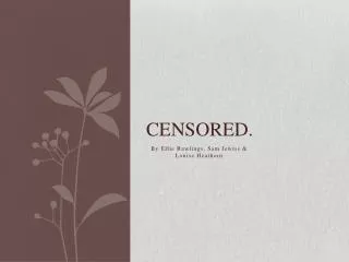 censored