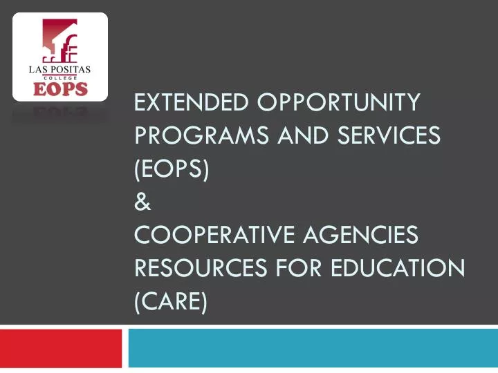 extended opportunity programs and services eops cooperative agencies resources for education care