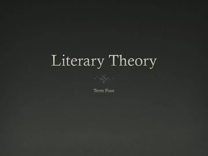 literary theory