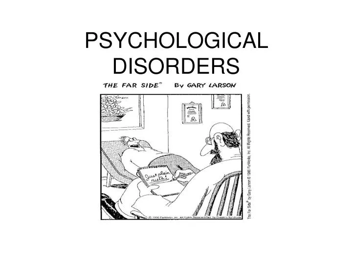 psychological disorders