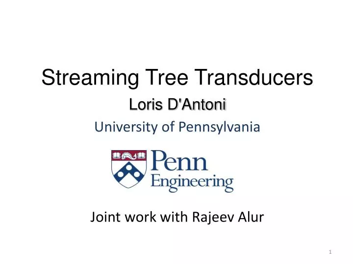 streaming tree transducers