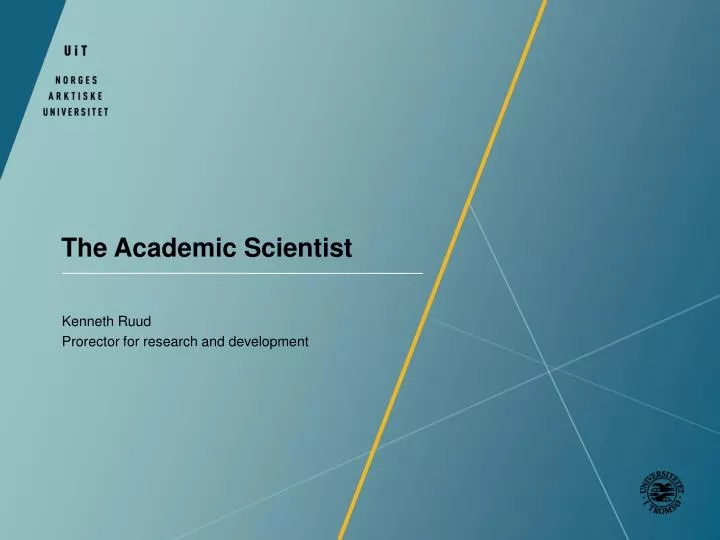 the academic scientist